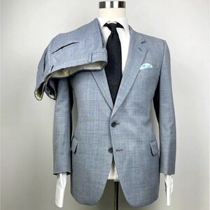 Vintage Woodmere Mens Wool 2-Pc Suit 42Short Jacket 40x31 Pants E111610